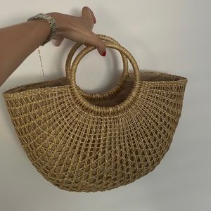 Straw bag